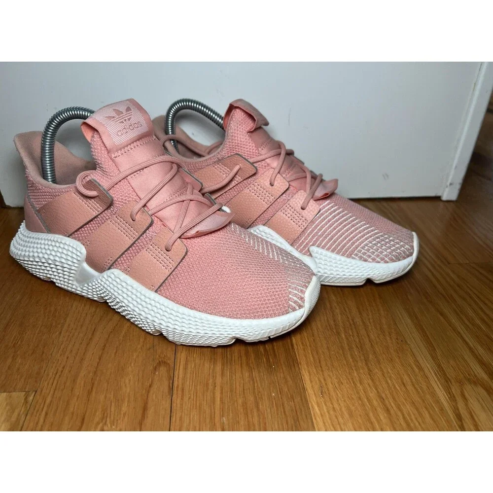 Adidas Prophere Shoes Mens Size 5 Pink Running Low Top Originals Sneakers B41881